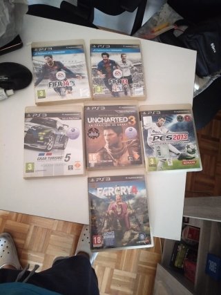 Lote 5 Juegos PS3: FIFA 14, FIFA 13, Gran Turismo