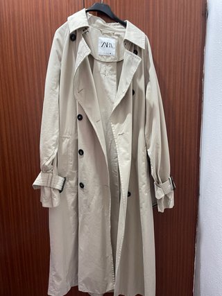 Trench Zara Beige Mujer