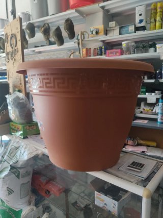 Maceta Gigante Plástico Marrón