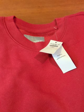 Jersey Hollister afelpado rojo Talla XS