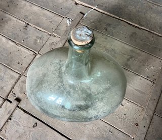 Damajuana Antigua de Vidrio 47cm