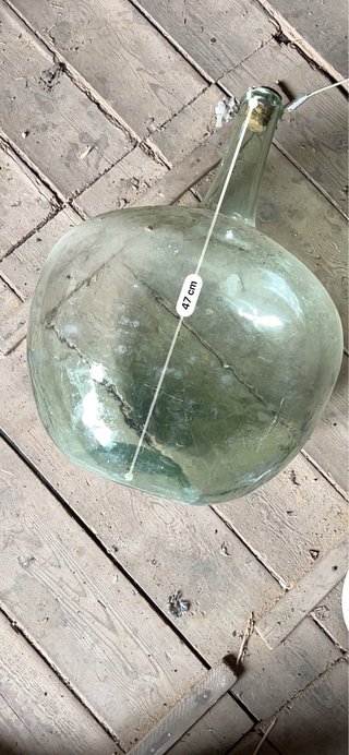 Damajuana Antigua de Vidrio 47cm