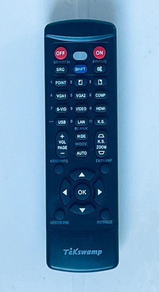 Telecomando Sostitutivo TekSwamp per Proiettori