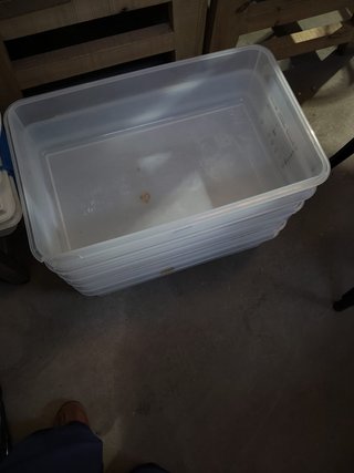 Lote de Cajas de Plástico para Cocina