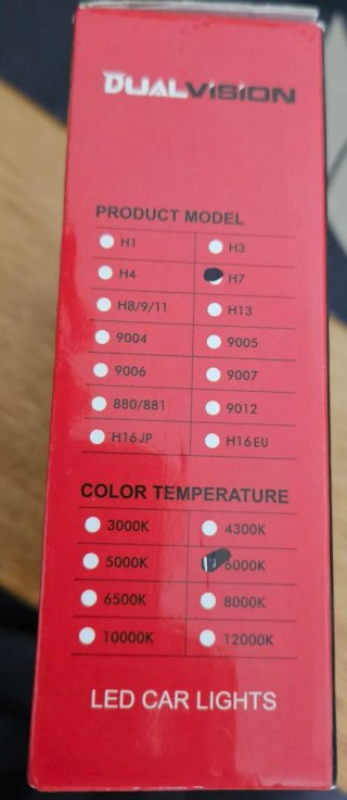 Luz LED H7 CANBUS 1000W 6000K