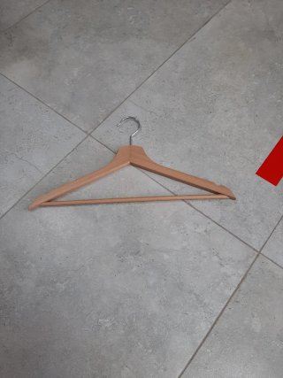 10 Perchas Madera Adulto