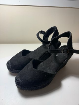 Alpargatas de esparto negras