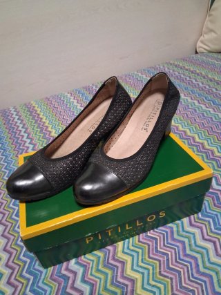 Zapatos de Mujer Pitillos. Negro Talla 39