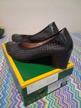 Zapatos de Mujer Pitillos. Negro Talla 39