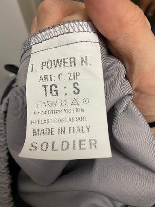 Pantaloni Soldier grigi uomo taglia S nuovi