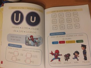 Aprendo a leer con Marvel super hero adventures...