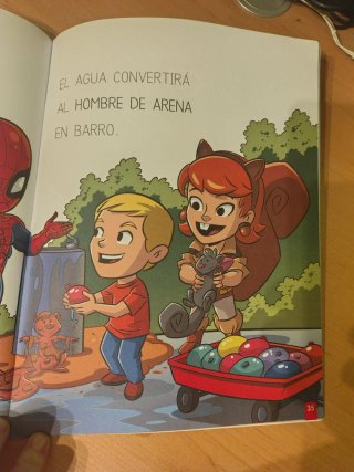 Aprendo a leer con Marvel super hero adventures...