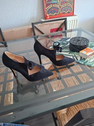 Zapatos Gloria Ortiz Negros Talla 37