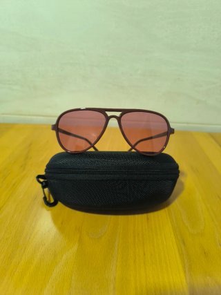 Gafas de sol aviador Marrón Granate