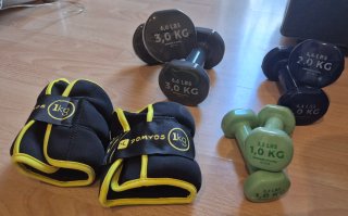 Kit de Pesas y tobilleras finess gimnasio