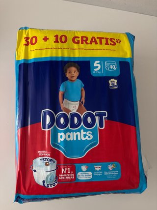 Paquete Dodot Pants Talla 5 (40 unidades)