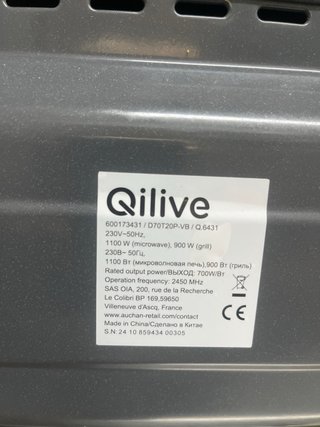 Microondas Qilive Negro