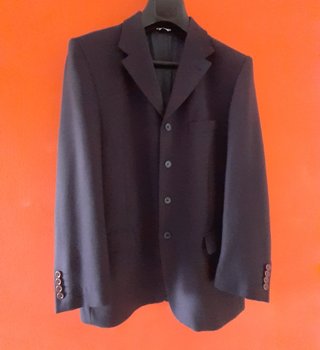 Giacca uomo blu 4 bottoni