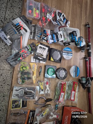 Lote de Pesca con Cañas y Accesorios