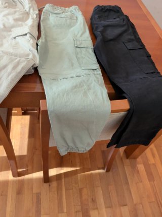 3 Pantalones Cargo Zara Talla S