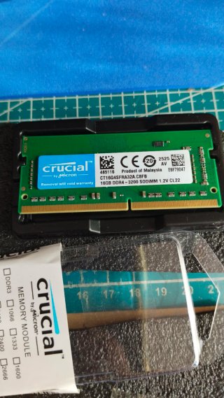 Módulo RAM Crucial 16GB DDR4 3200 SODIMM