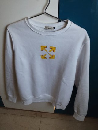 Felpa Bianca Off-White
