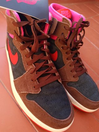 Jordan 1 high zoom Air CMFT cacao WoW rosa