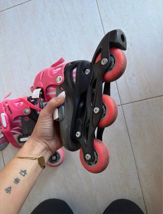 Patines en línea infantiles rosas