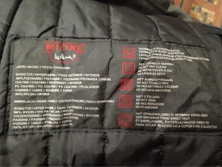 Chaqueta de Moto Miline Negra y Gris