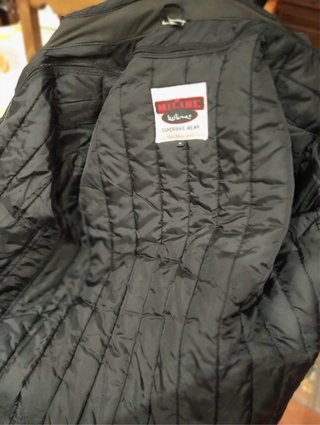 Chaqueta de Moto Miline Negra y Gris