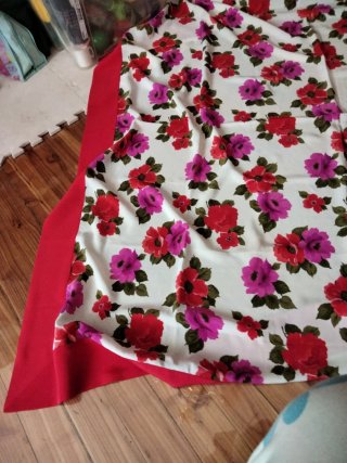 Chal grande estampado floral