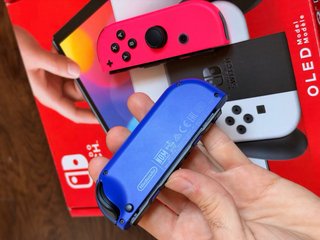Joy-Con Nintendo Switch OLED Azul y Rosa