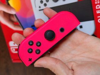 Joy-Con Nintendo Switch OLED Azul y Rosa