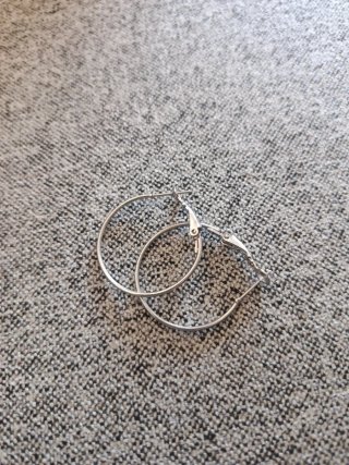 Pendientes Aro Plateados