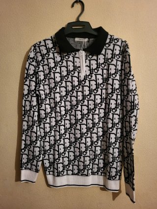 Jersey Dior Monogram Negro Blanco