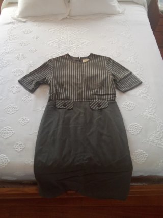 Vestido de mujer rayas y liso