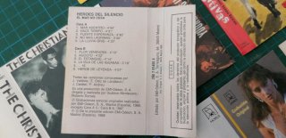 LOTE CARATULAS CASSETTES HEROES DEL SILENCIO STING