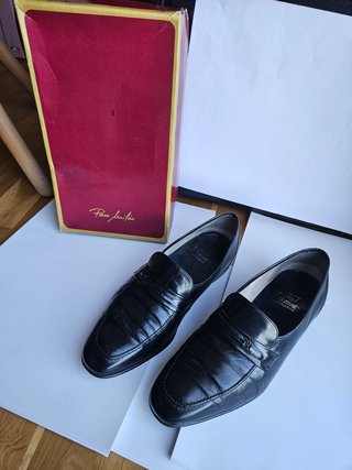 Manoletinas de Piel Paco Milán Negras Talla 42