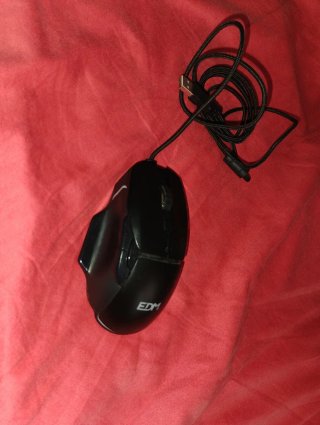 Ratón con cable EDM Negro