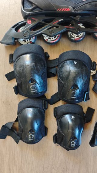 Patines Infantiles Talla 35-38 + Protecciones