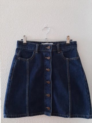 Falda Vaquera Azul Talla S