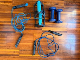 Lote gimnasio completo en casa – Pesas, banco, ...