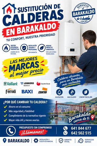 Instalación Calderas Barakaldo