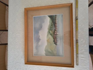 Quadro 55x45 cm con cornice in legno