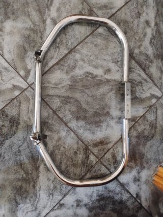 Defensa de Moto Cromada