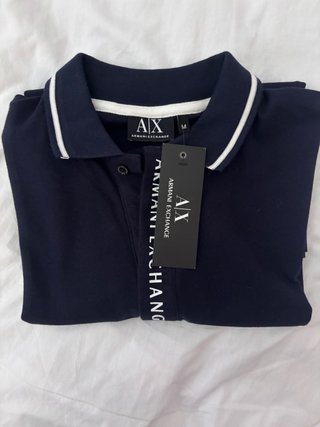 Polo Armani Exchange Azul Marino Talla M