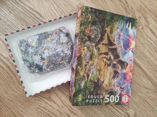 Puzzle Educa Dinosaurios 500 Piezas