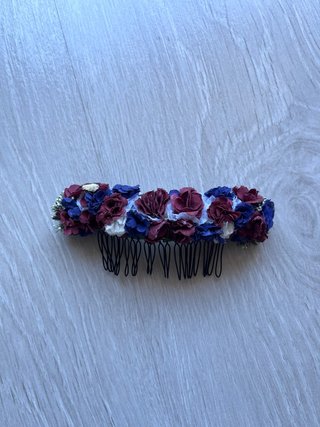Peineta de flores huertana