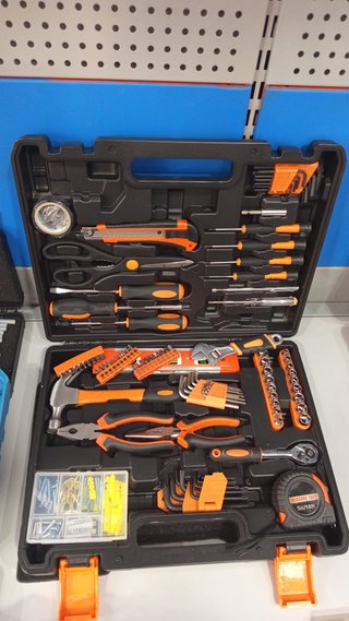 TACKLIFE TLHTS01HD Maletín Herramientas 142 Piezas