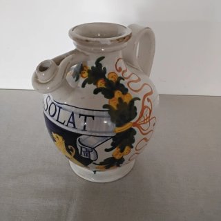 Antico vaso da farmacia SOLAT